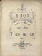 3 Duos Brillans & Faciles pour deux flûtes par T. Berbiguier op. 46